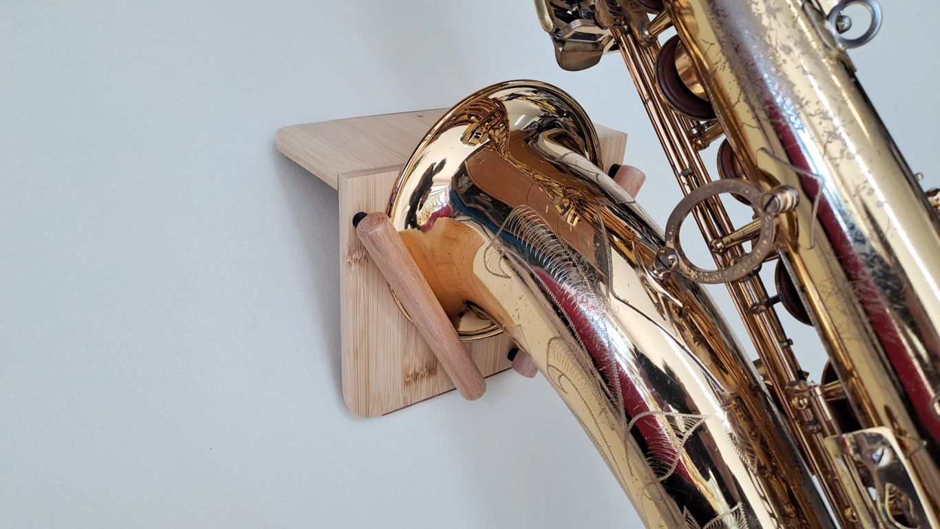 Soporte de pared Iñaki's Stand para Saxo alto, tenor o soprano curvo - Imagen 3