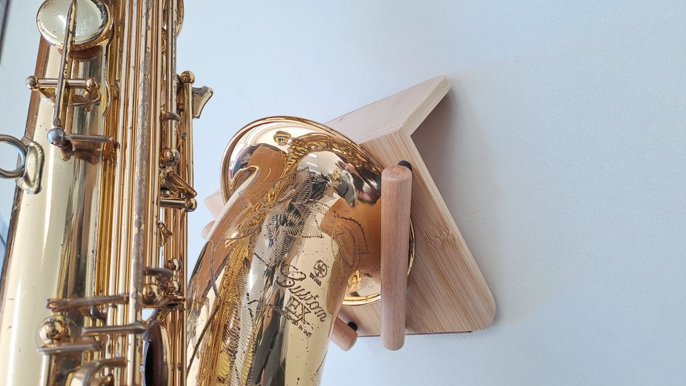 Soporte de pared Iñaki's Stand para Saxo alto, tenor o soprano curvo - Imagen 4