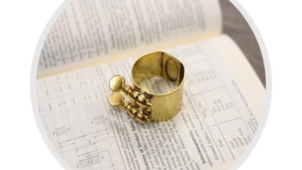 Abrazadera Boston Sax Shop "Superlative" para saxo tenor