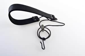 Bambú leather padded tenor or baritone saxophone strap