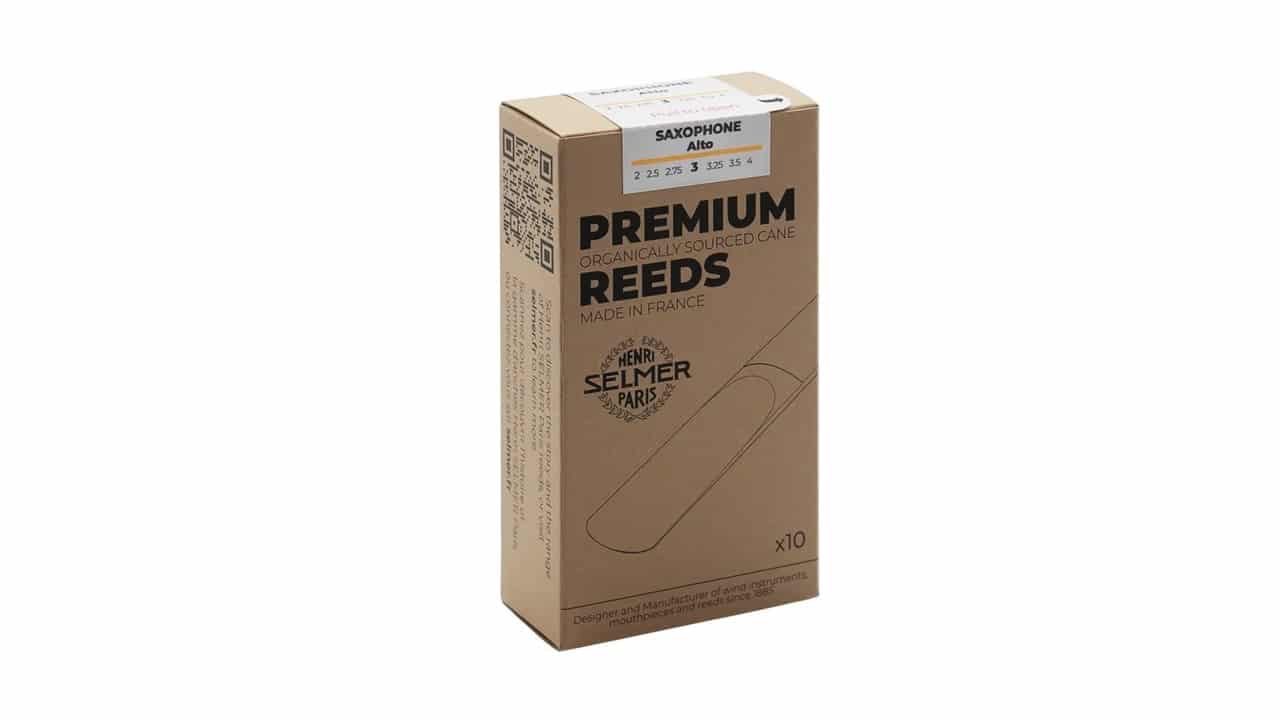 Box of 10 reeds Selmer Premium for alto saxophone