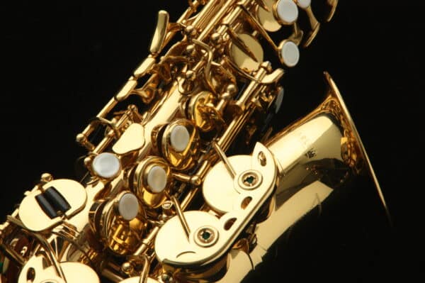 Saxo soprano Curvo Harlem SSC-310 Nuevo! Con estuche ligero