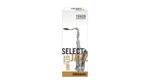 Caja de 5 Cañas D'Addario Select Jazz Unfiled para Saxo Tenor