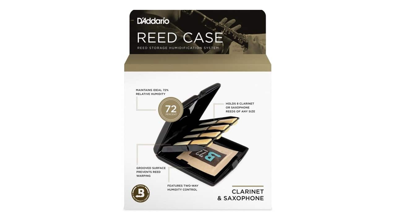 D'Addario reed holder for 8 reeds for Saxophones and Clarinets