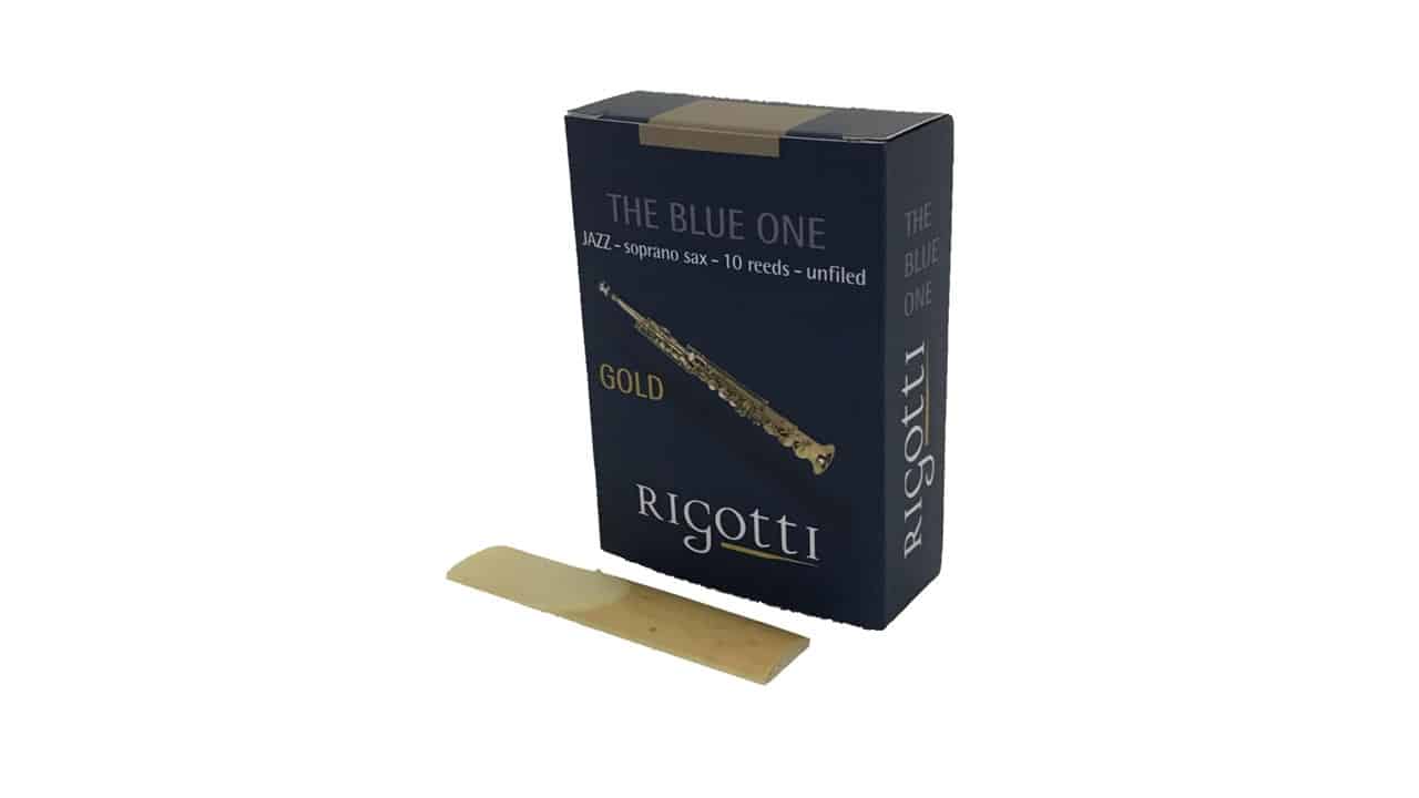 Caja de 10 Cañas Rigotti Gold para saxo soprano