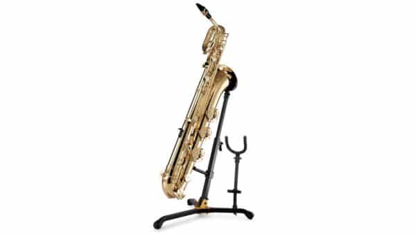 Soporte Hercules DS-536B para Saxo barítono + saxo alto/tenor
