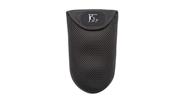 BG Mouthpiece holder for tenor saxophone, baritone, bass clarinet or tuba mouthpieces