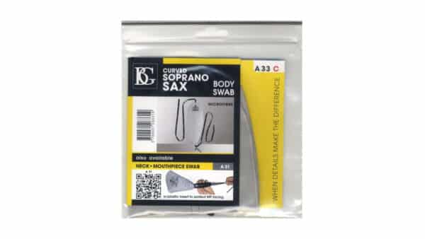 Kit Estudio: Saxo soprano curvo Harlem +Boquilla Selmer + Cañas Vandoren + Paños