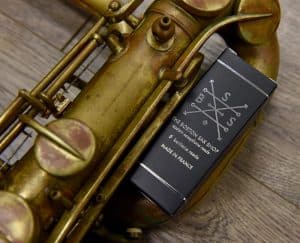 Box of 5 "Boston Sax Shop" reeds for baritone saxophone