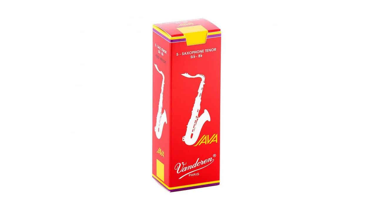 Caja de 5 Cañas Vandoren Java Roja para Saxo Tenor