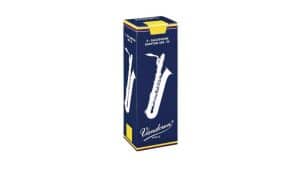 Box of 5 Vandoren Traditional reeds for baritone saxophone