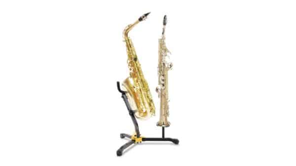 Hercules DS-533B Stand for alto or tenor saxophone + Soprano Saxophone