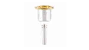 Boquilla Denis Wick Heritage 3186 Plateada y Dorada para Tuba