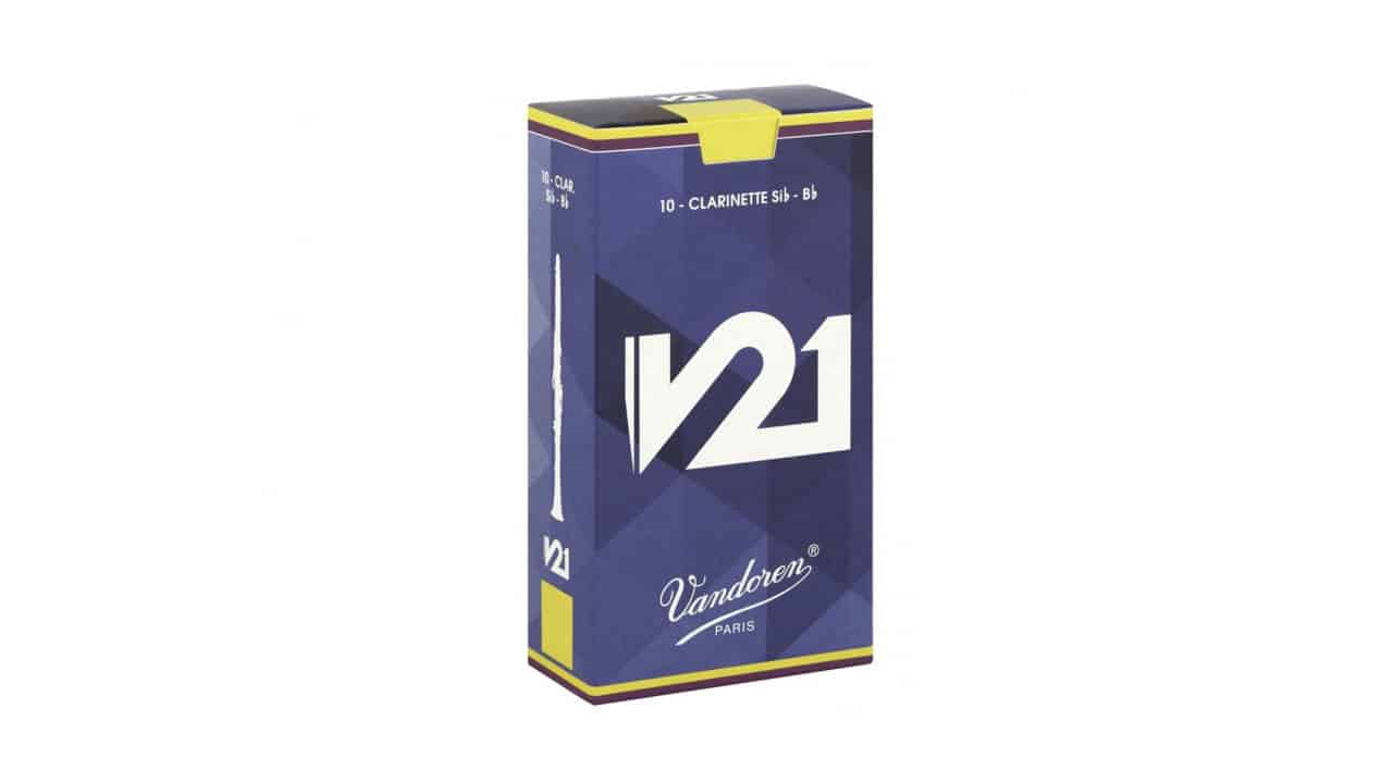 Box of 10 Vandoren V21 Reeds for Clarinet Bb