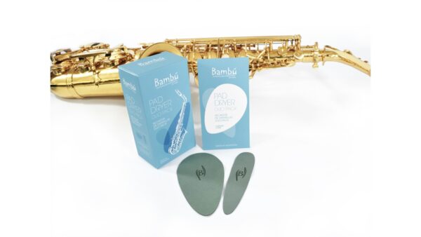 Pads drying cloth Bamboo DUO PACK for Saxophone, Clarinet, Oboe and Flute