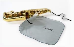 Bambú cleaning cloth for alto saxophone body
