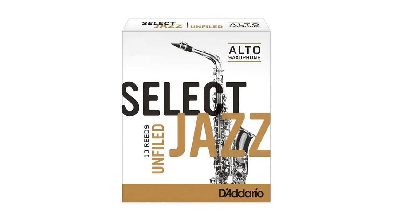 Caja de 10 Cañas D'Addario Select Jazz Unfiled para Saxo Alto
