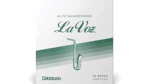 Box of 10 La Voz Alto Saxophone Reeds