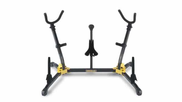 Soporte Hercules DS-538B 2 Saxos alto/tenor + Saxo soprano + Flauta + Clarinete