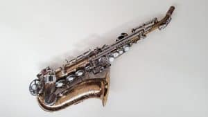 Borgani curved soprano saxophone