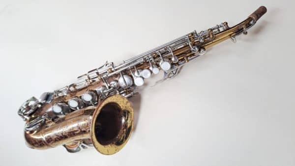 Borgani curved soprano saxophone