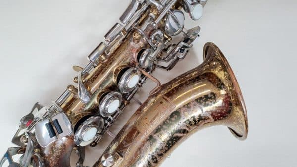 Borgani curved soprano saxophone