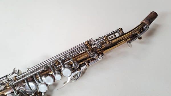 Borgani curved soprano saxophone