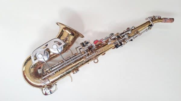 Borgani curved soprano saxophone