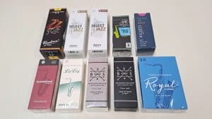 Pack de 10 Cañas "Brass Market Jazz Combo" para saxo tenor