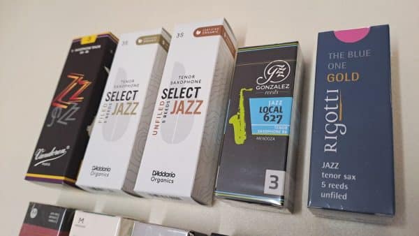 Pack of 10 Brass Market Jazz Combo reeds for tenor saxophone