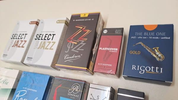 Pack of 10 reeds for alto saxophone "Brass Market Jazz Combo"