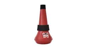 Denis Wick 5581 Travel Trumpet Mute Red
