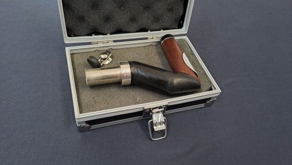 Vertical Flute head Marcello Flutes made of ebony and nickel silver