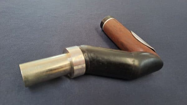 Vertical Flute head Marcello Flutes made of ebony and nickel silver