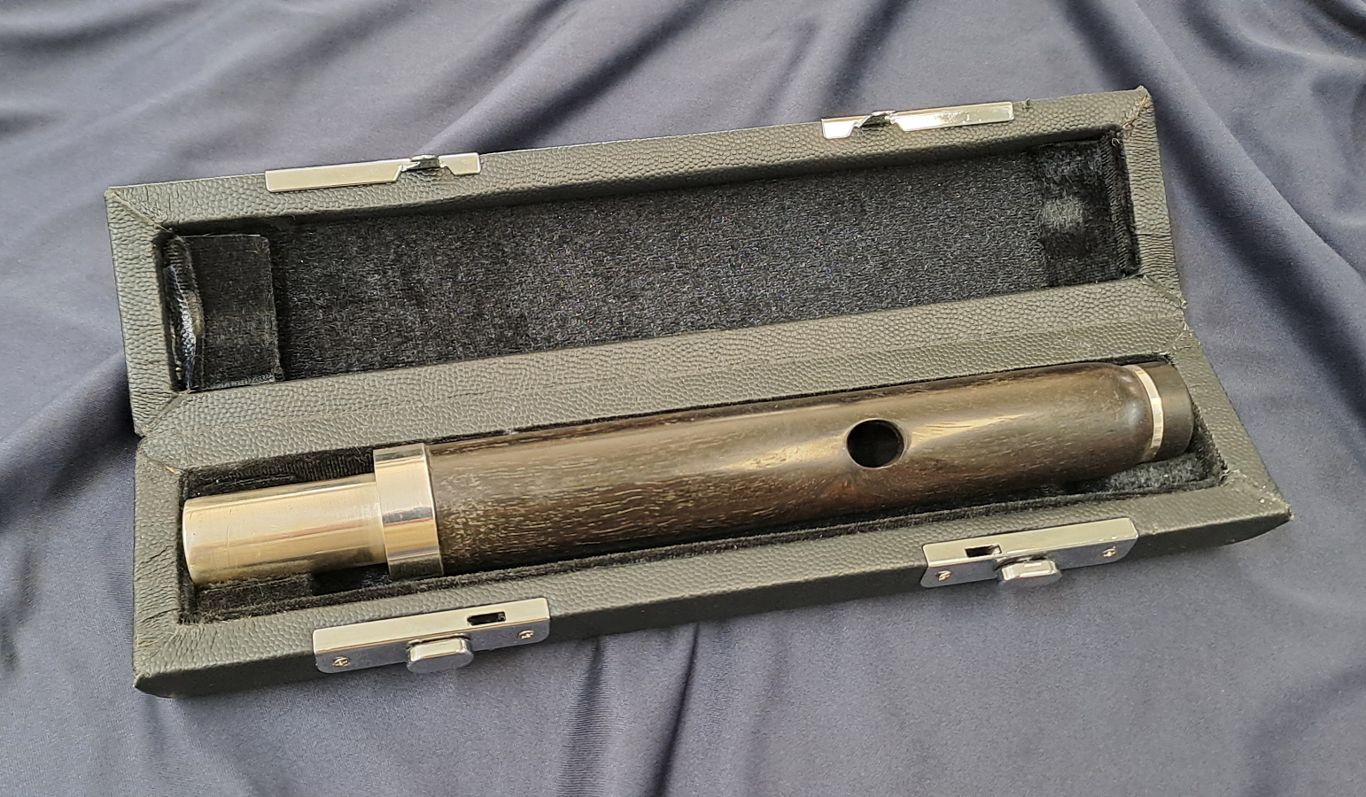 Flute Head granadilla wood and silver Marcello Flutes - Image 6