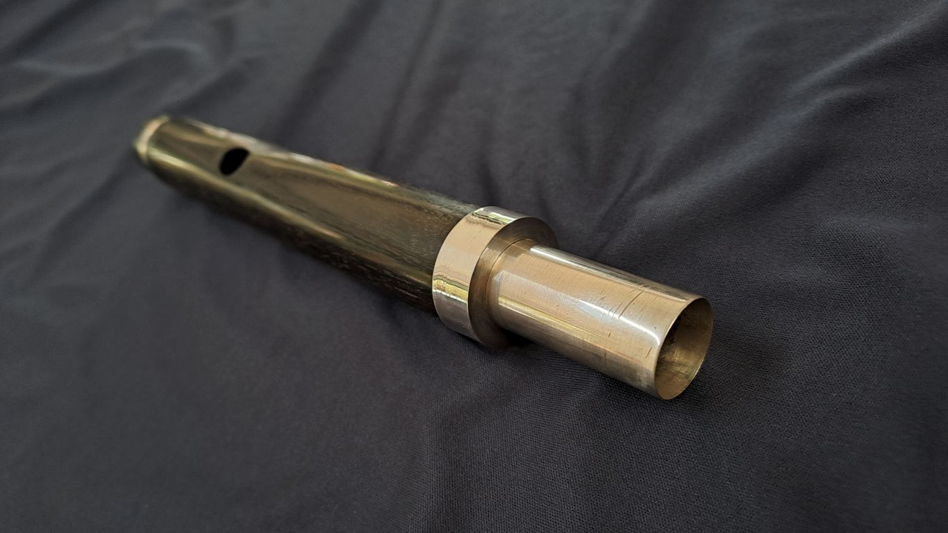 Flute Head granadilla wood and silver Marcello Flutes - Image 2