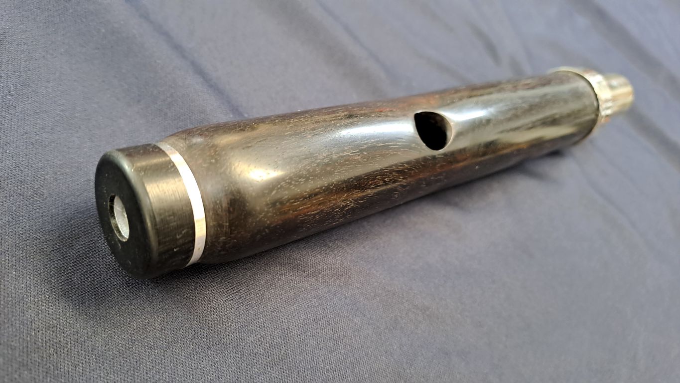 Flute Head granadilla wood and silver Marcello Flutes - Image 3