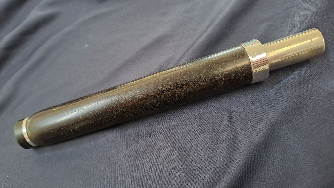 Flute Head granadilla wood and silver Marcello Flutes - Image 5