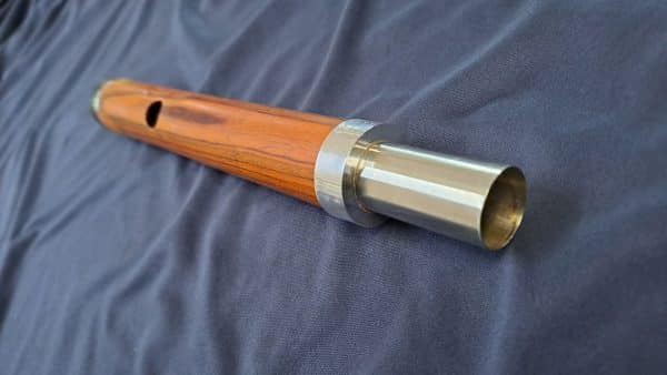 Cabeza de flauta travesera Marcello Flutes de cocobolo y alpaca