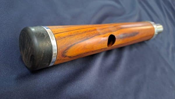 Cabeza de flauta travesera Marcello Flutes de cocobolo y alpaca