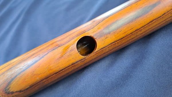 Cabeza de flauta travesera Marcello Flutes de cocobolo y alpaca