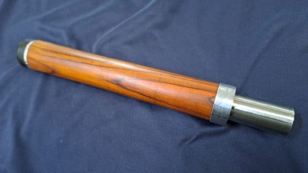 Cabeza de flauta travesera Marcello Flutes de cocobolo y alpaca