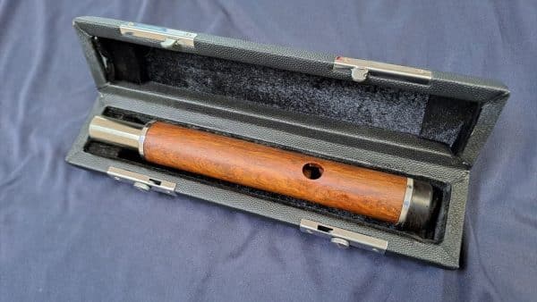 Cabeza de flauta travesera Marcello Flutes de roble africano y alpaca