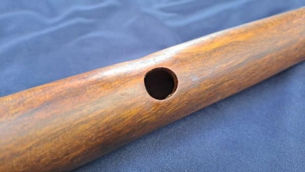 Cabeza de flauta travesera Marcello Flutes de roble africano y alpaca