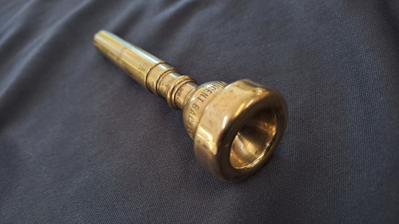 Bach CORP 6C mouthpiece for trumpet - gold plated - Image 2