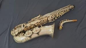 Commodore alto saxophone – SML stencil #13XXX