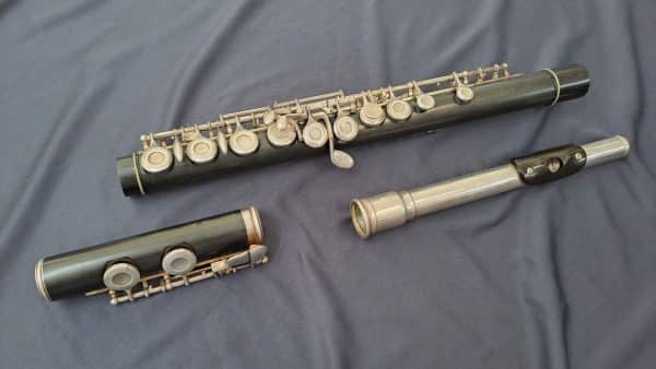 Vintage A.E. Fischer wooden flute