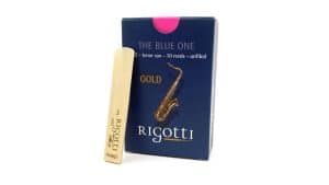 Caja de 10 Cañas Rigotti Gold para saxo tenor